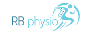 RB Physiotherapy Logo showing the text: 'RB Physio' and a diagram showing someone running